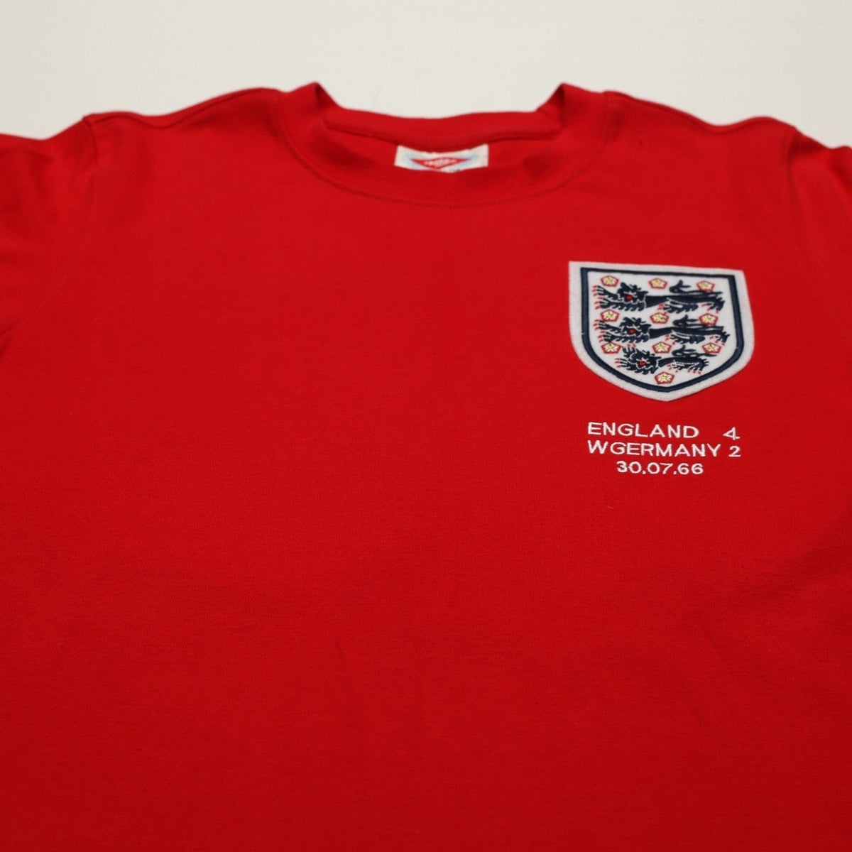 1966 England Reto Umbro World Cup 66 Long Sleeve Away Football Shirt (M)