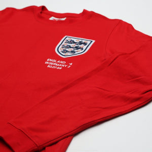 1966 England Reto Umbro World Cup 66 Long Sleeve Away Football Shirt (M)