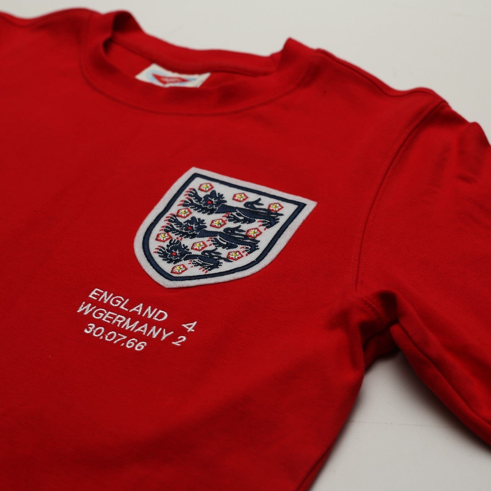 1966 England Reto Umbro World Cup 66 Long Sleeve Away Football Shirt (M)