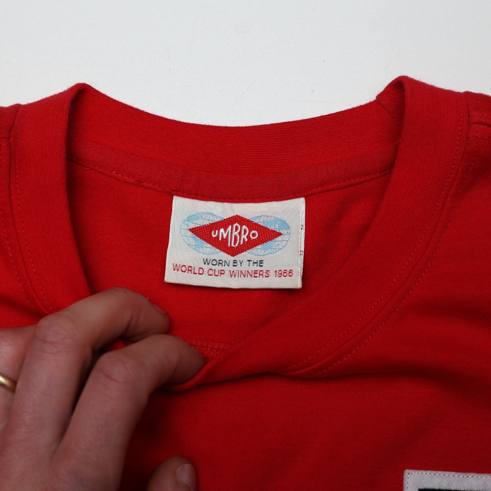 1966 England Reto Umbro World Cup 66 Long Sleeve Away Football Shirt (M)