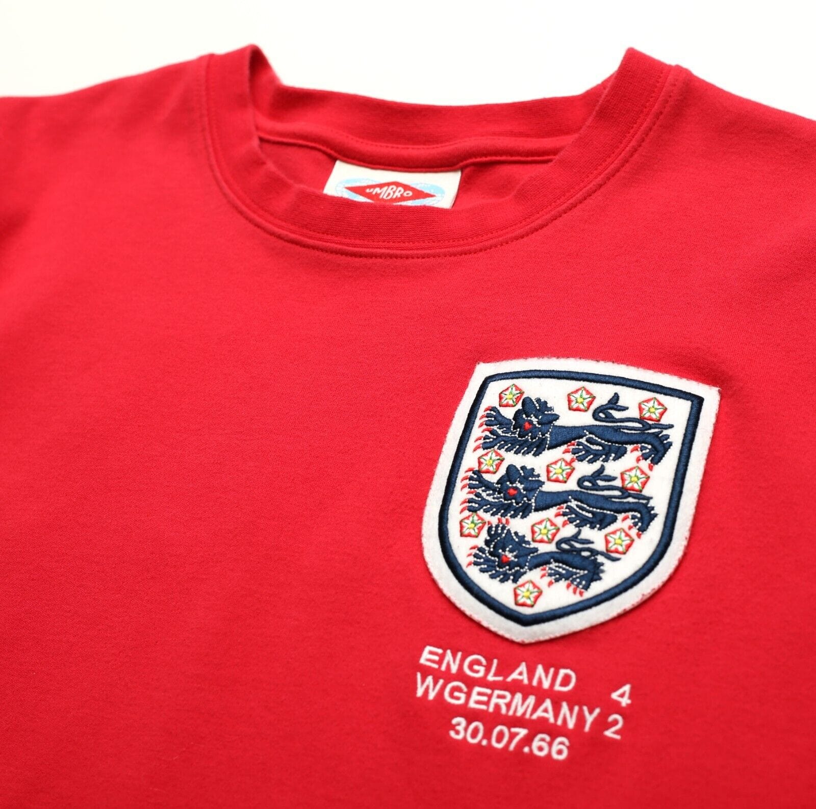 1966 ENGLAND Vintage Umbro Away Football Shirt (M/L) World Cup Final