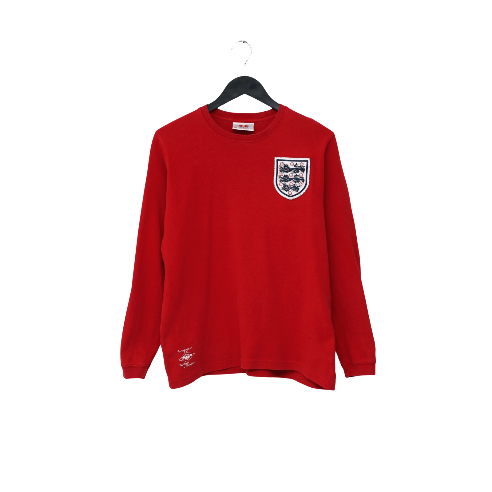 1966 Hurst #10 England Retro Umbro World Cup 66 L/S Away Football Shirt (S/M)