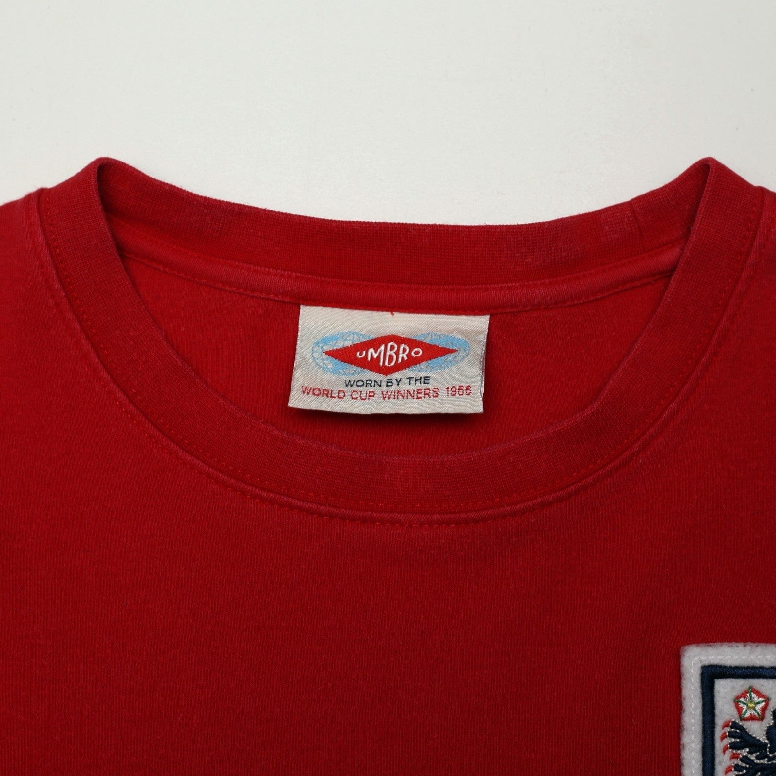 1966 Hurst #10 England Retro Umbro World Cup 66 L/S Away Football Shirt (S/M)