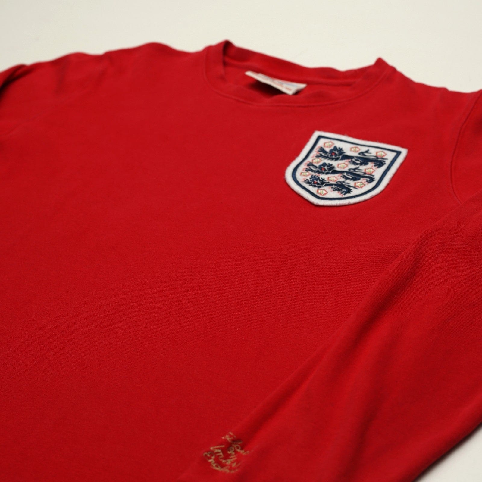 1966 Hurst #10 England Retro Umbro World Cup 66 L/S Away Football Shirt (S/M)