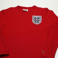 1966 Hurst #10 England Retro Umbro World Cup 66 L/S Away Football Shirt (S/M)