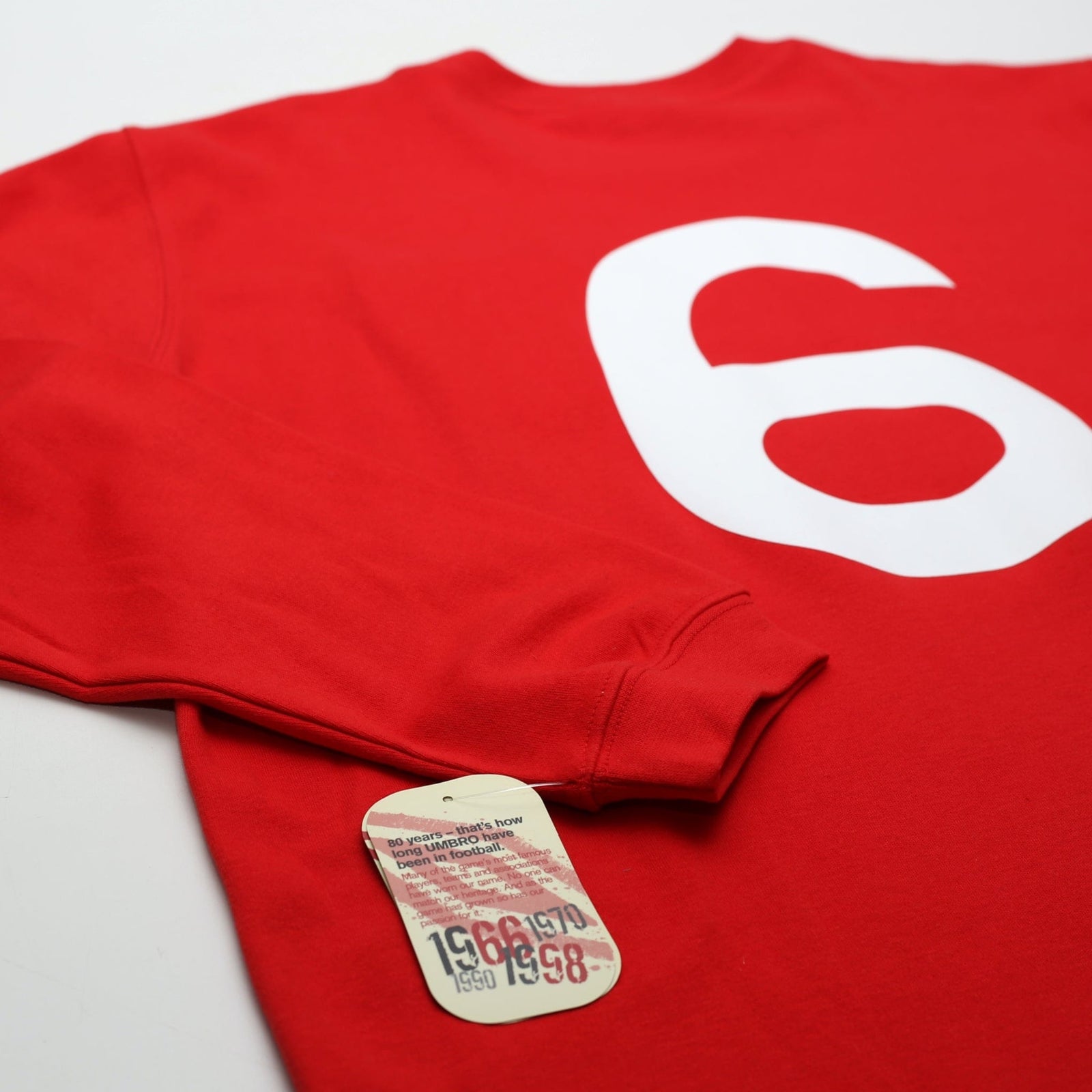 1966 Moore #6 England Retro Umbro Away LS Football Shirt (XL) BNWT