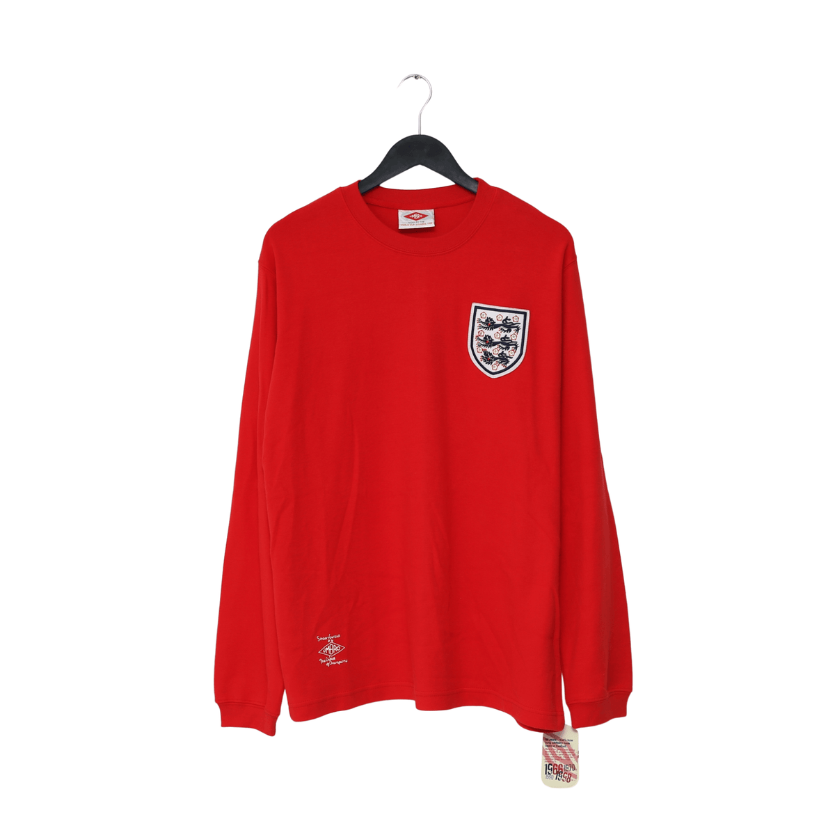 1966 Moore #6 England Retro Umbro Away LS Football Shirt (XL) BNWT