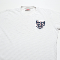 1970 Bobby Moore #6 England Retro Umbro Home Football Shirt (L) Mexico 70 WC