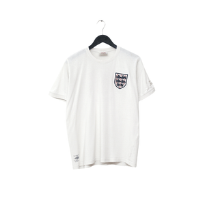 1970 Bobby Moore #6 England Retro Umbro Home Football Shirt (L) Mexico 70 WC