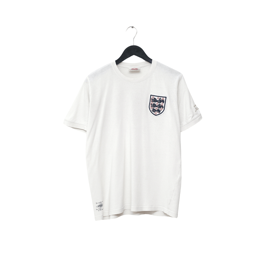 1970 Bobby Moore #6 England Retro Umbro Home Football Shirt (L) Mexico 70 WC