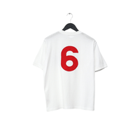 1970 Bobby Moore #6 England Retro Umbro Home Football Shirt (M/L) Mexico 70 WC