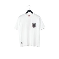 1970 Bobby Moore #6 England Retro Umbro Home Football Shirt (M/L) Mexico 70 WC