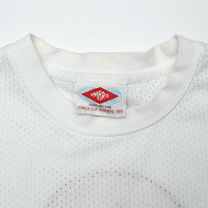 1970 Bobby Moore #6 England Retro Umbro Home Football Shirt (M/L) Mexico 70 WC
