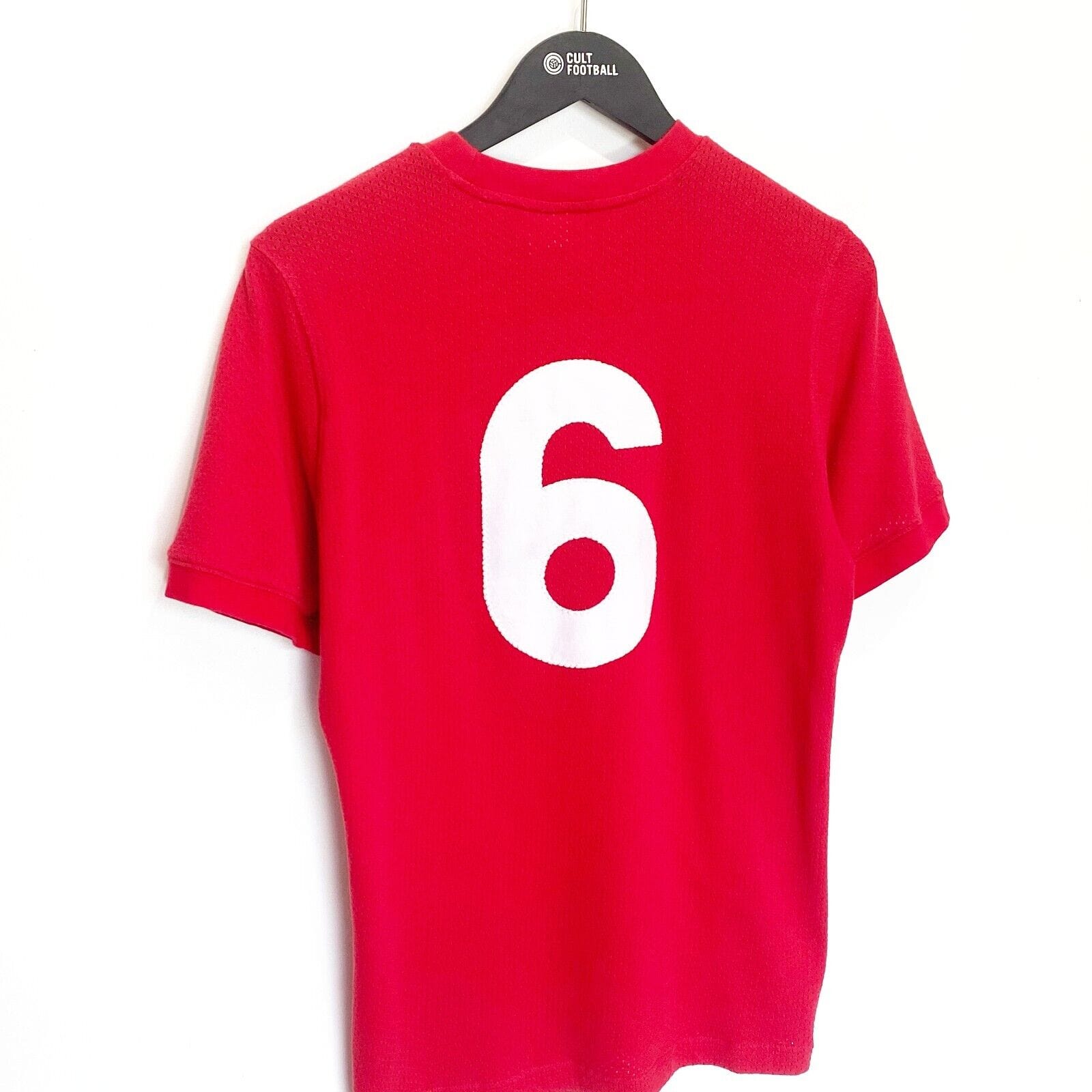 1970 Bobby MOORE #6 England Vintage Umbro Away Football Shirt (M) West Ham Utd