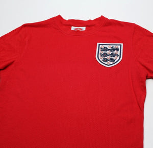 1970 Bobby MOORE #6 England Vintage Umbro Away Football Shirt (M) West Ham Utd