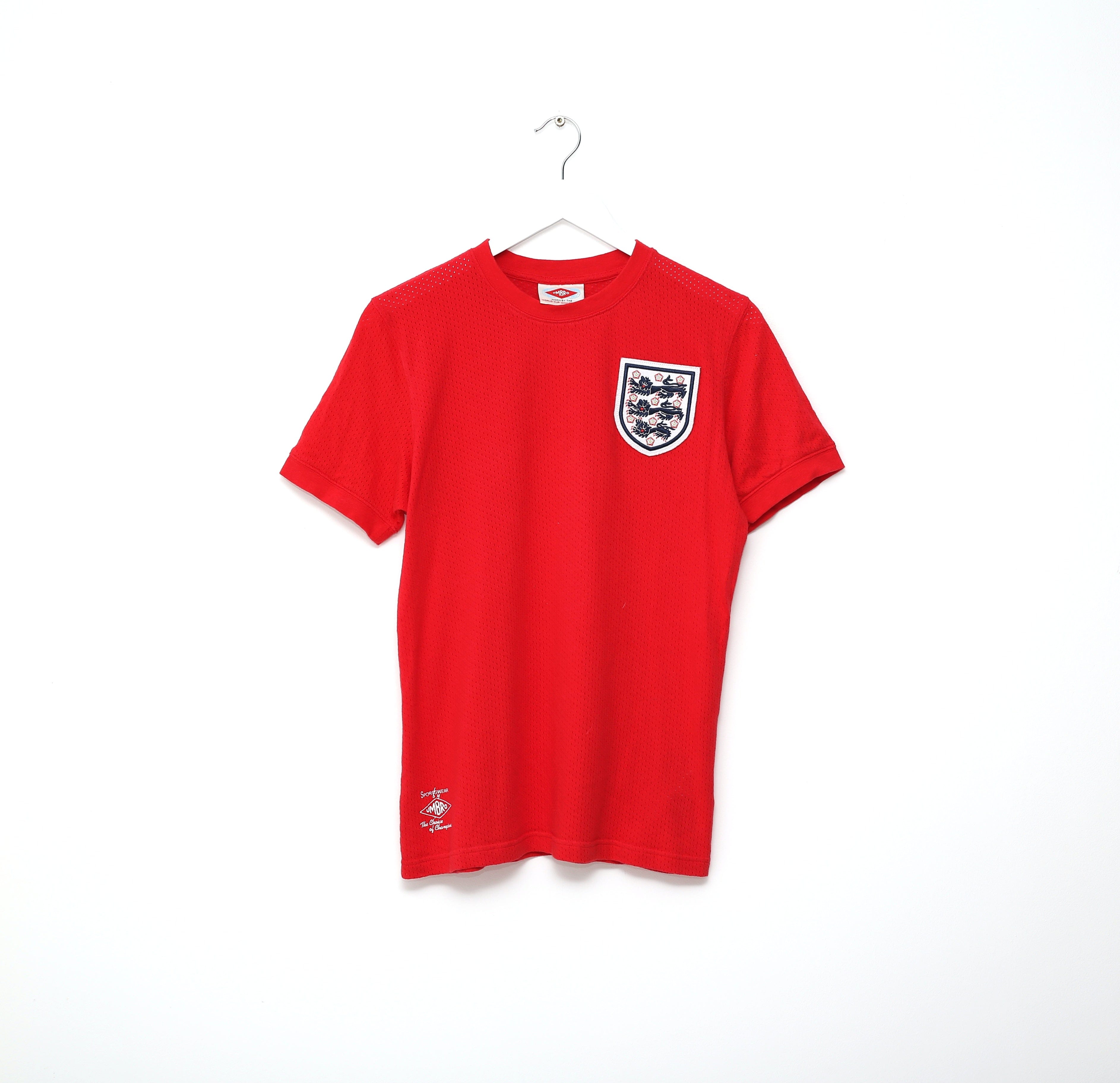 1970 Bobby MOORE #6 England Vintage Umbro Away Football Shirt (M) West Ham Utd