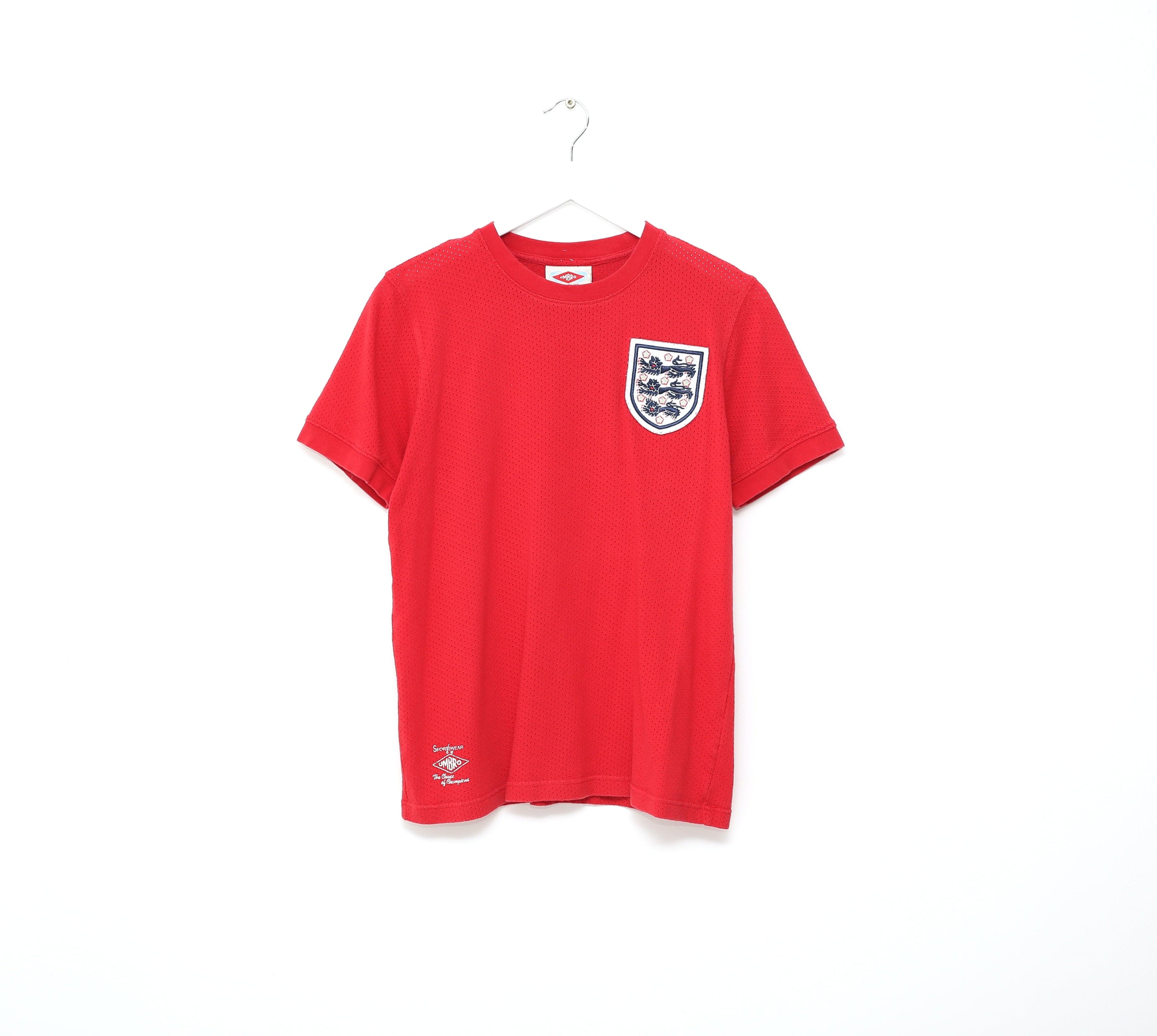 1970 Bobby MOORE #6 England Vintage Umbro Away Football Shirt (M) West Ham Utd