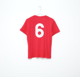 1970 Bobby MOORE #6 England Vintage Umbro Away Football Shirt (S/M) West Ham Utd