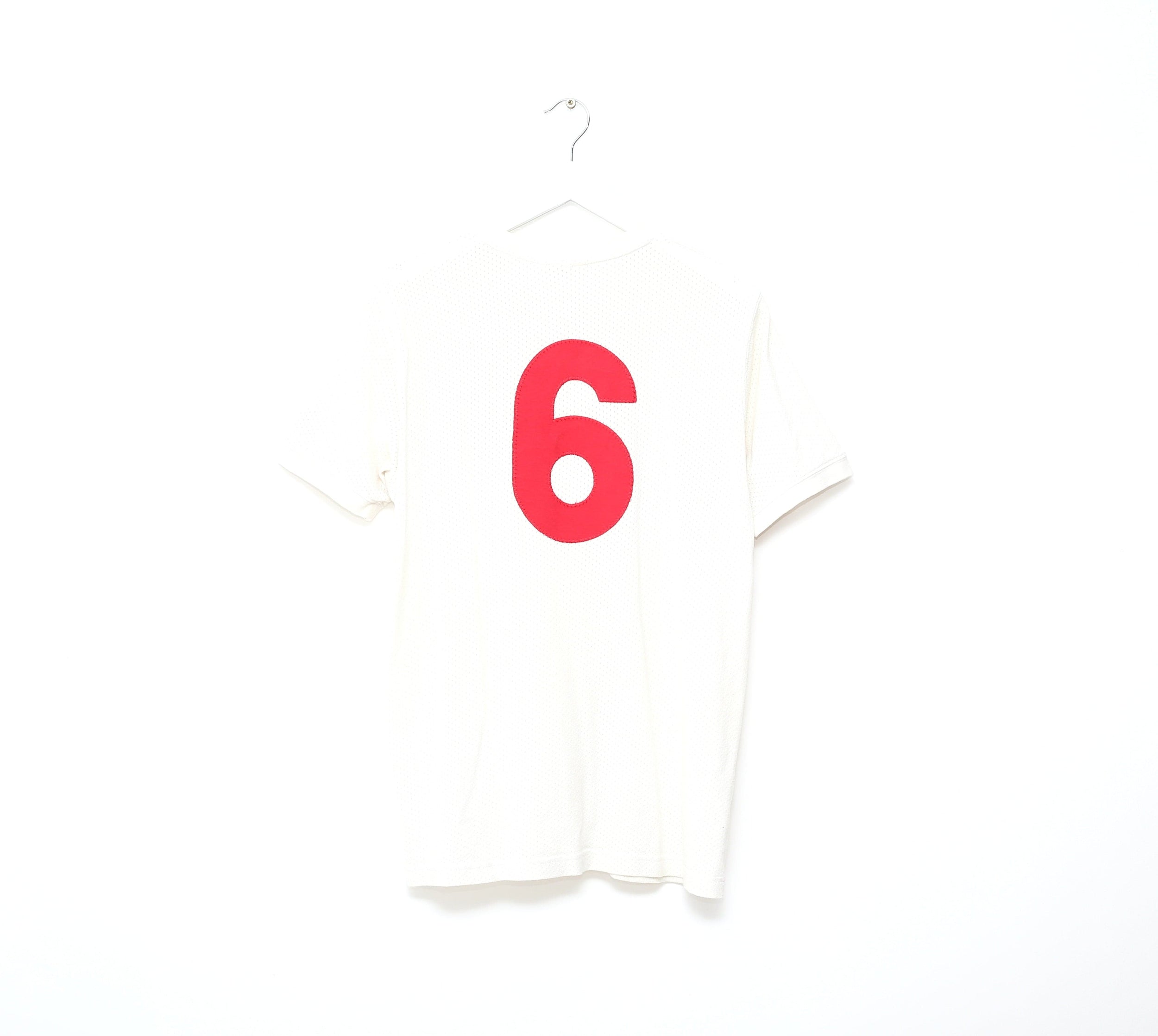 1970 MOORE #6 England Vintage Umbro Home Football Shirt (L) West Ham Utd