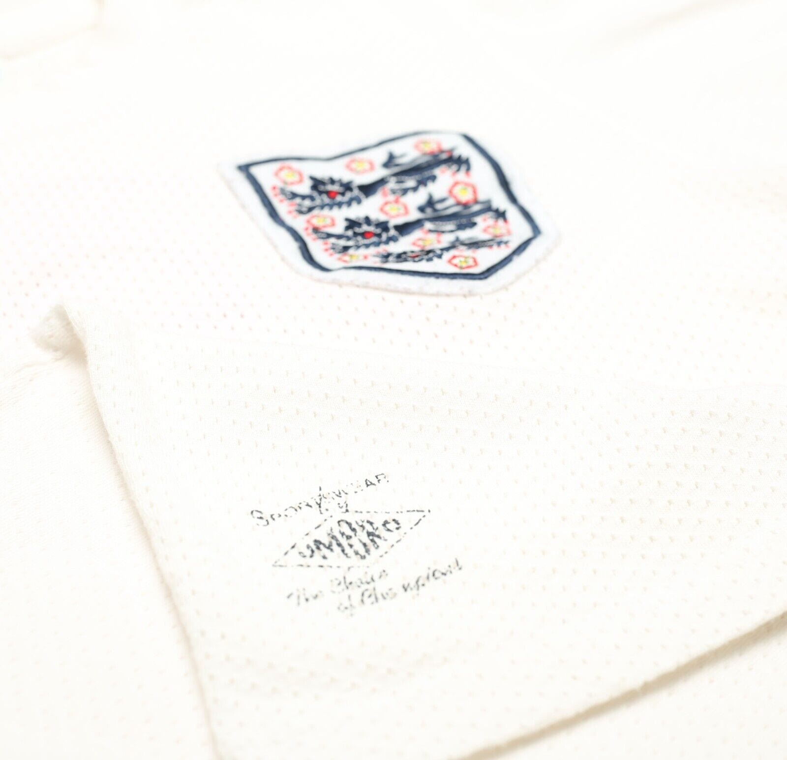 1970 MOORE #6 England Vintage Umbro Home Football Shirt (S) West Ham Utd