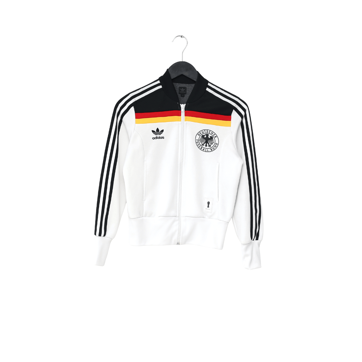 1974 GERMANY Retro adidas Originals Football Track Top (S/M) Size 10 (Womens)