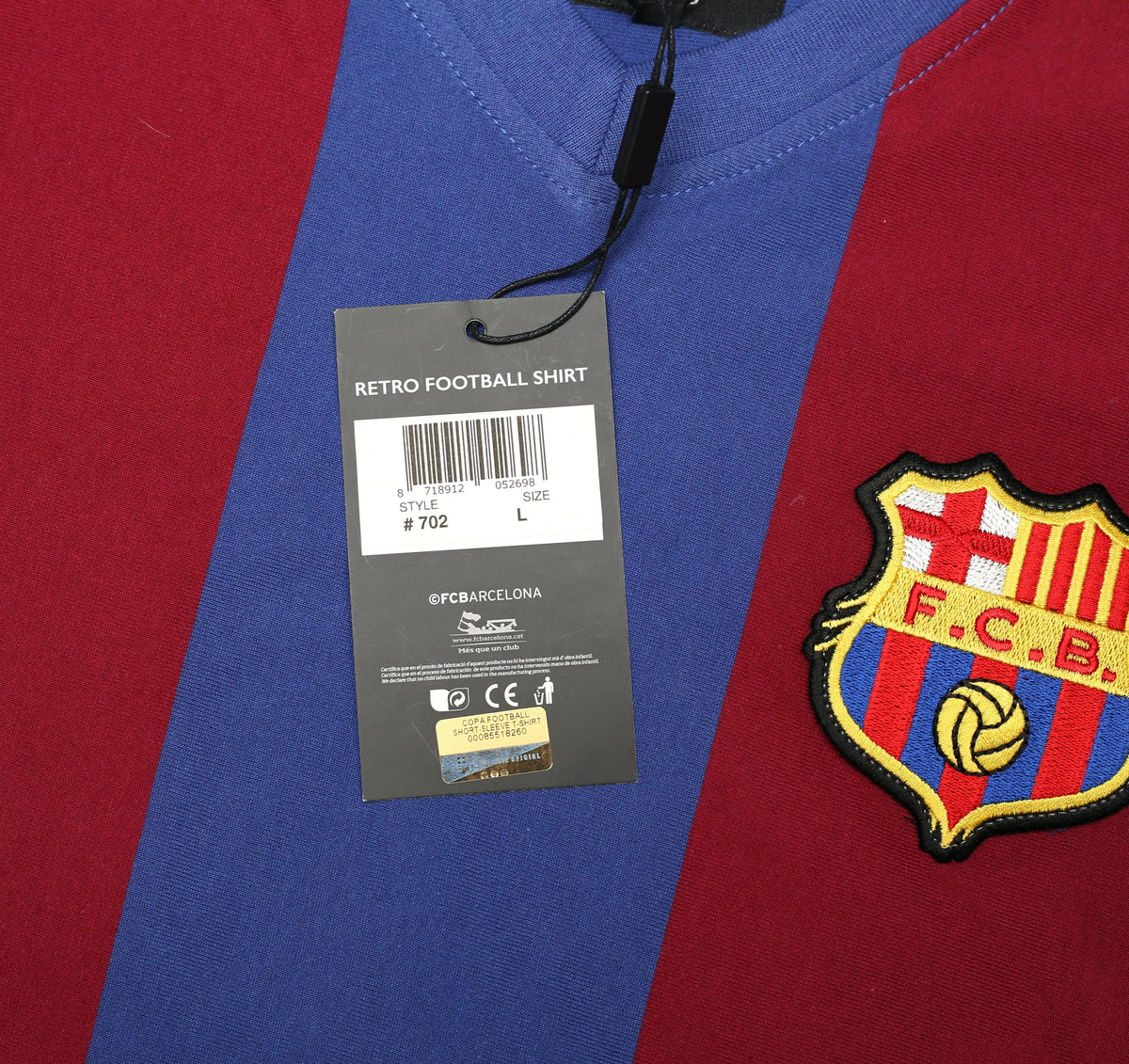 1976-77 Barcelona Retro Home Shirt Replica