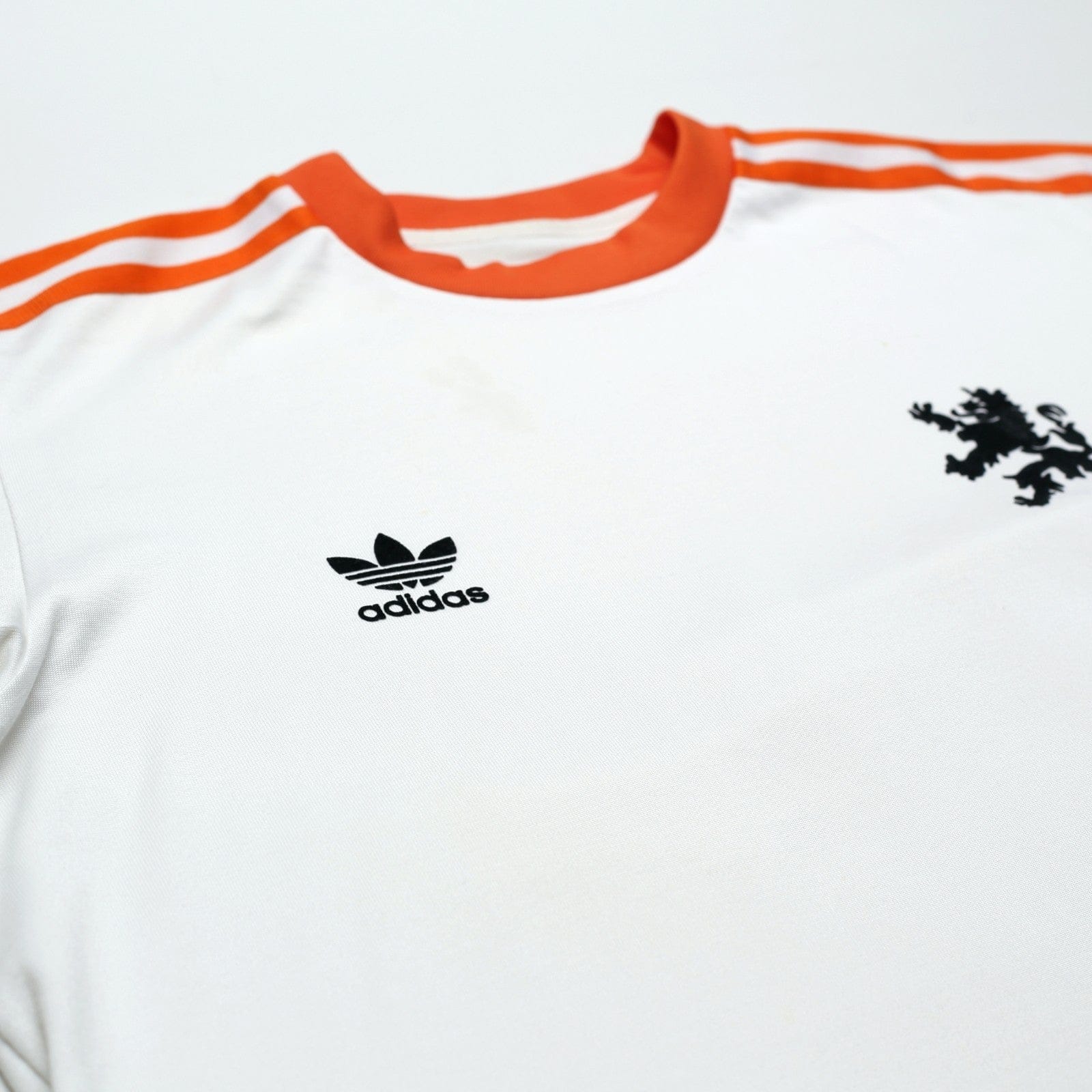 1978/80 Holland Retro adidas Originals L/S Away Football Shirt (L) Netherlands