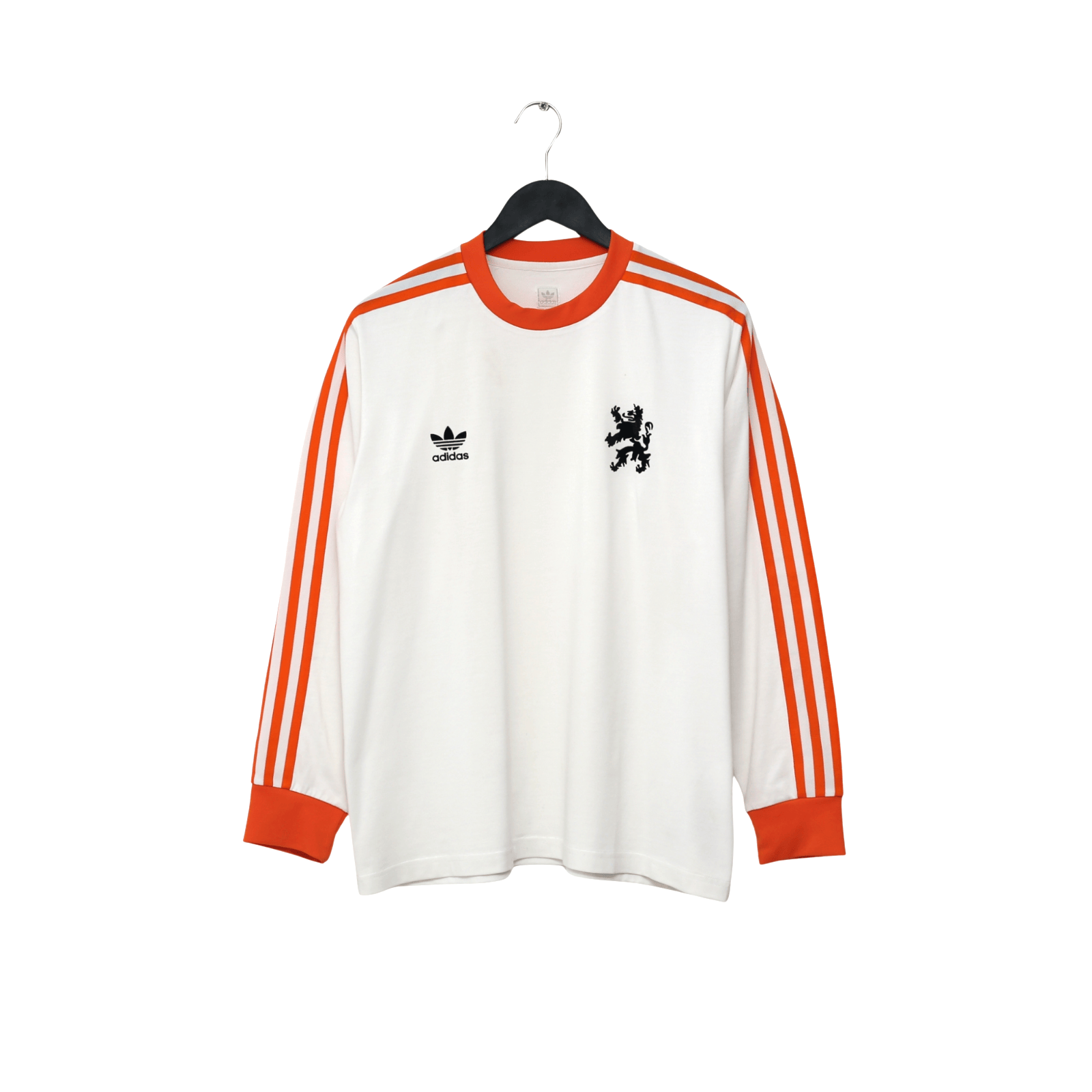 1978/80 Holland Retro adidas Originals L/S Away Football Shirt (L) Netherlands