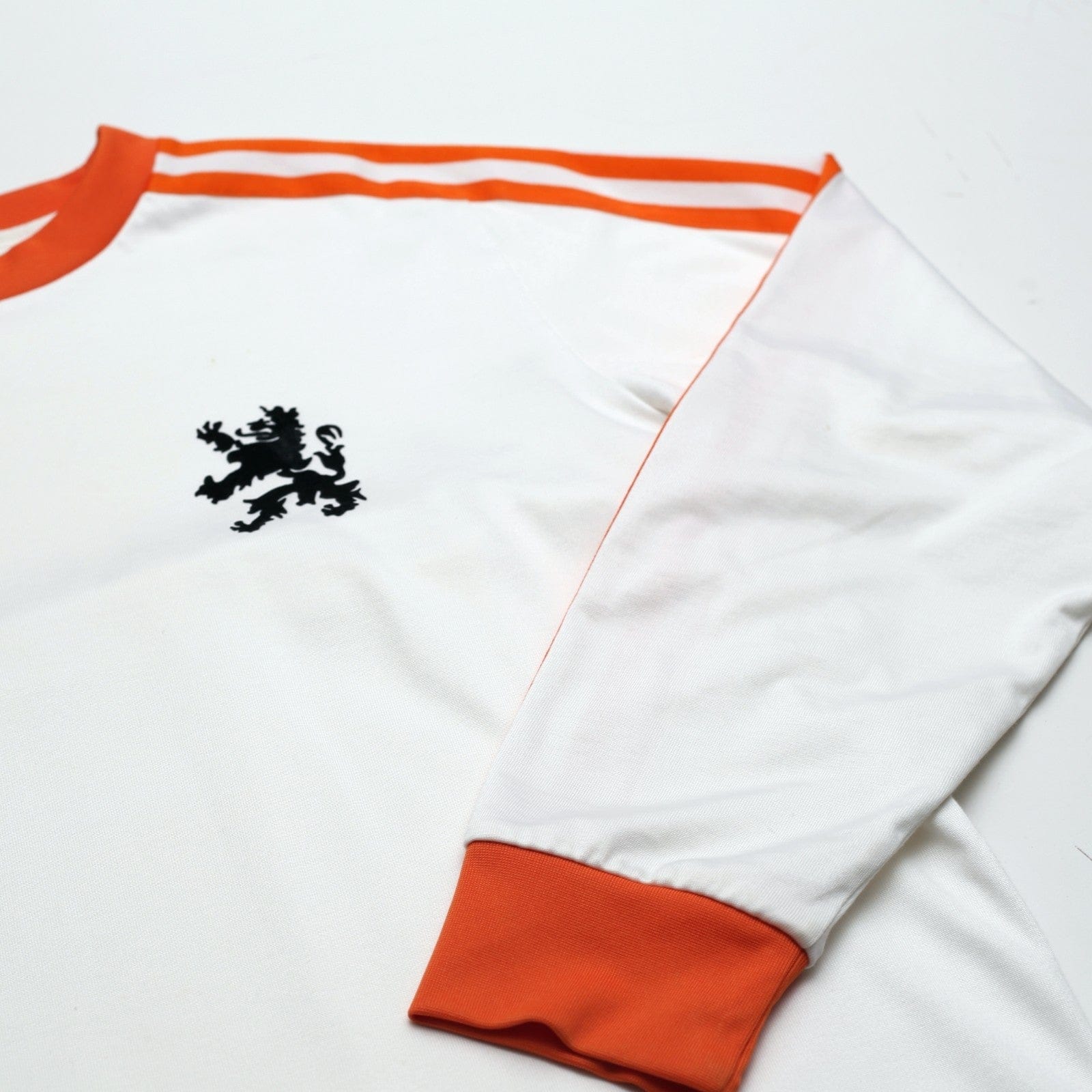 1978/80 Holland Retro adidas Originals L/S Away Football Shirt (L) Netherlands