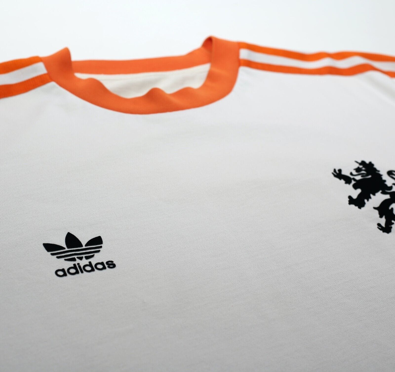 1978/80 HOLLAND Retro adidas Originals L/S Away Football Shirt (XL)