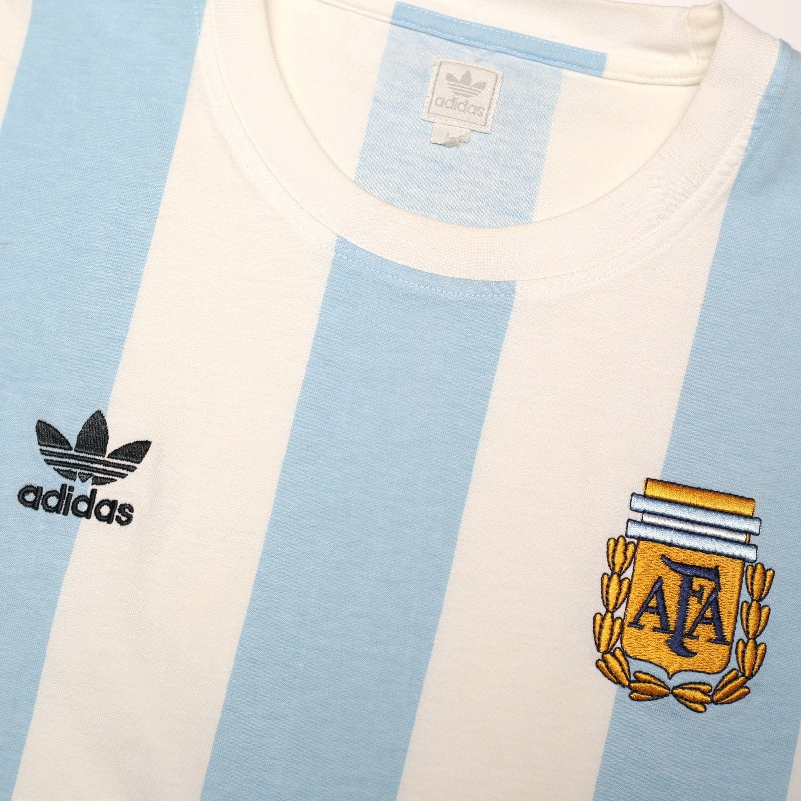 1978 Argentina Retro adidas Originals Home Football Shirt (L) World Cup 1978