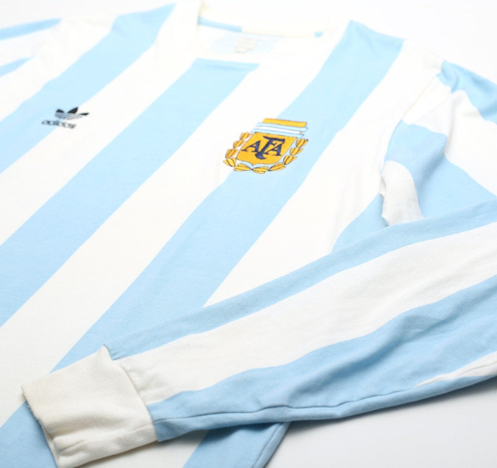 1978 ARGENTINA Retro adidas Originals LS Home Football Shirt (L/XL)