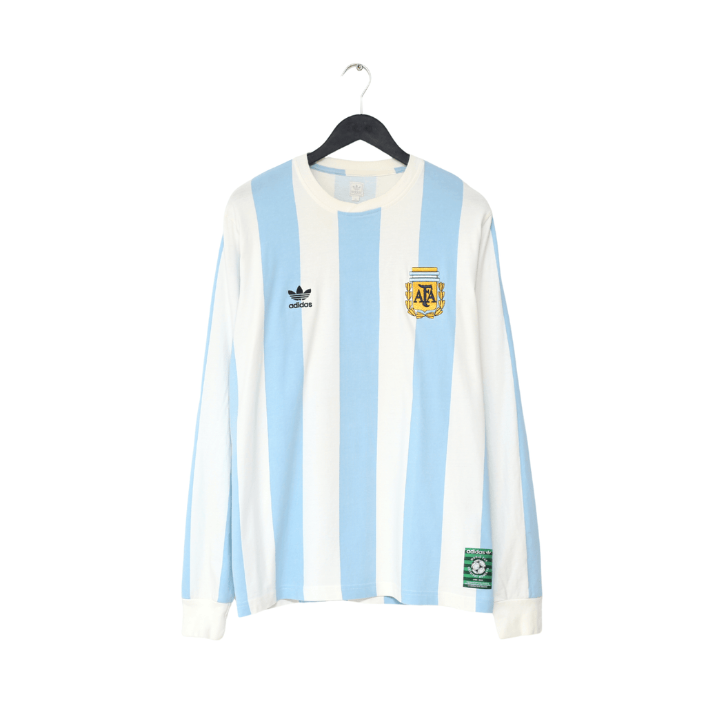 1978 ARGENTINA Retro adidas Originals LS Home Football Shirt (L/XL)