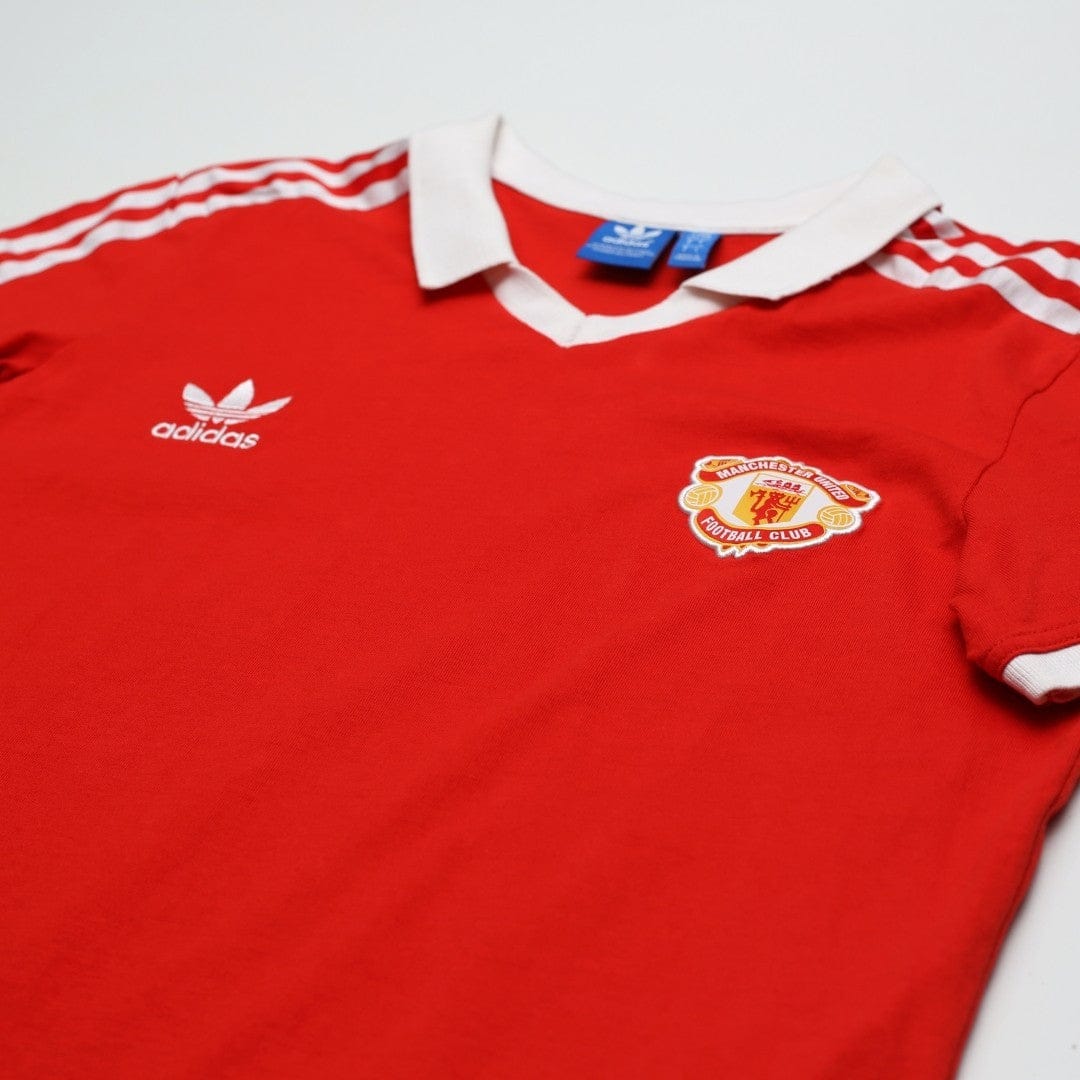1980/82 Robson #7 Manchester United adidas Originals Home Football Shirt (M/L)