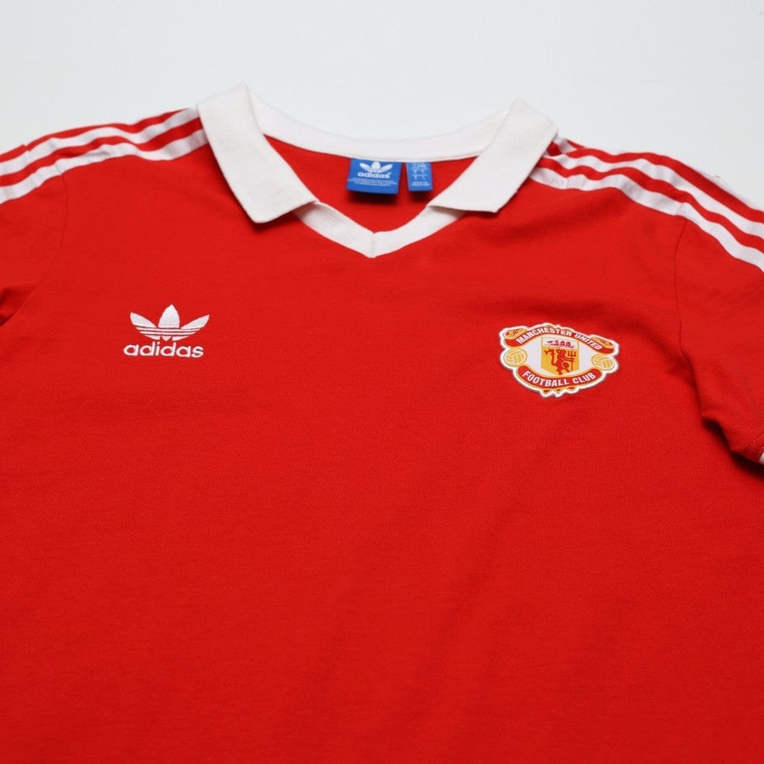1980/82 Robson #7 Manchester United adidas Originals Home Football Shirt (M/L)