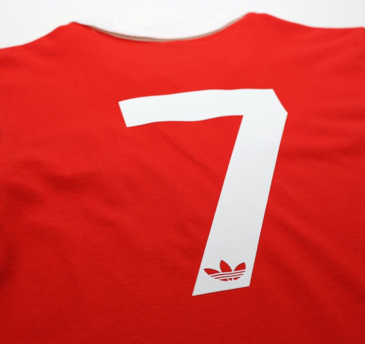 1980/82 ROBSON #7 Manchester United adidas Originals Home Football Shirt (S/M)