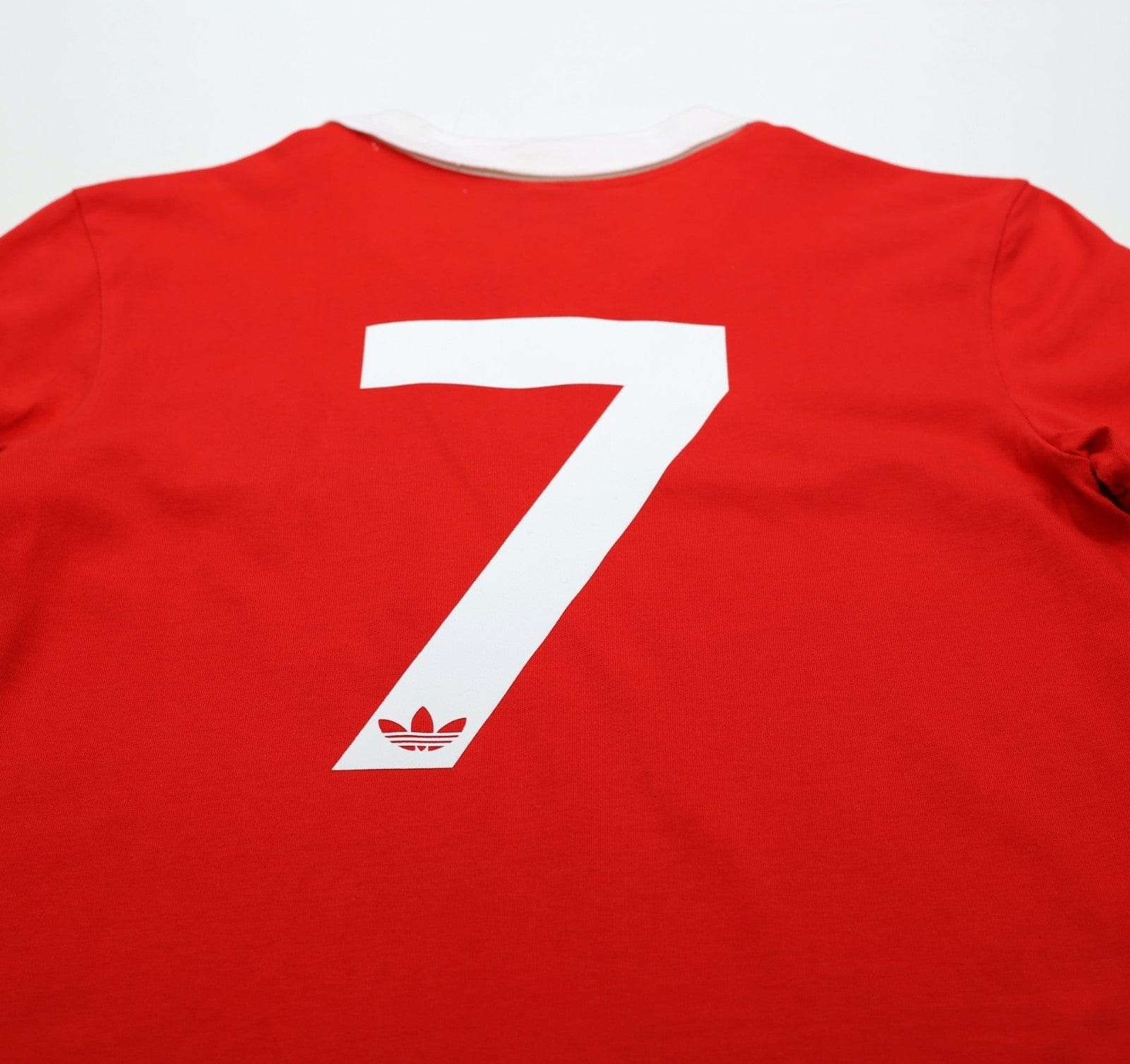 1980/82 ROBSON #7 Manchester United adidas Originals Home Football Shirt (S/M)