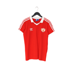 1980/82 ROBSON #7 Manchester United adidas Originals Home Football Shirt (S/M)