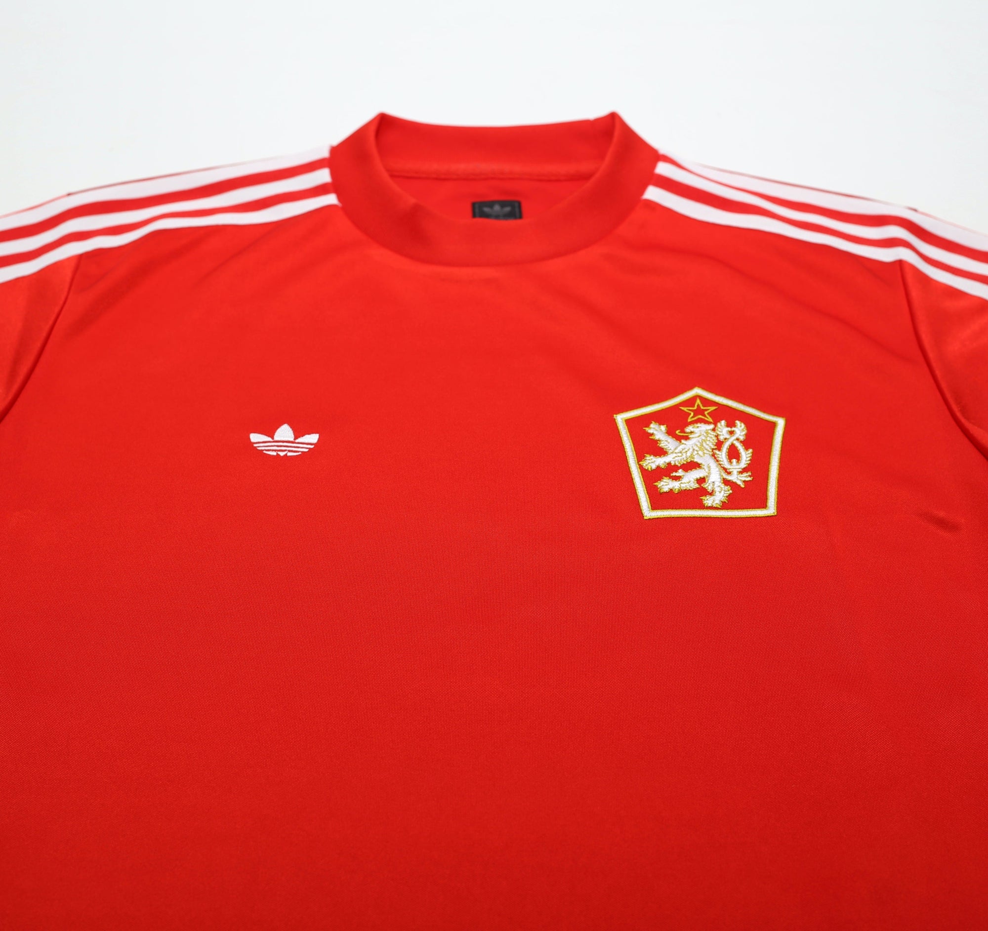 1980's Style CZECHOSLOVAKIA #8 adidas Originals Retro Football Shirt (S)