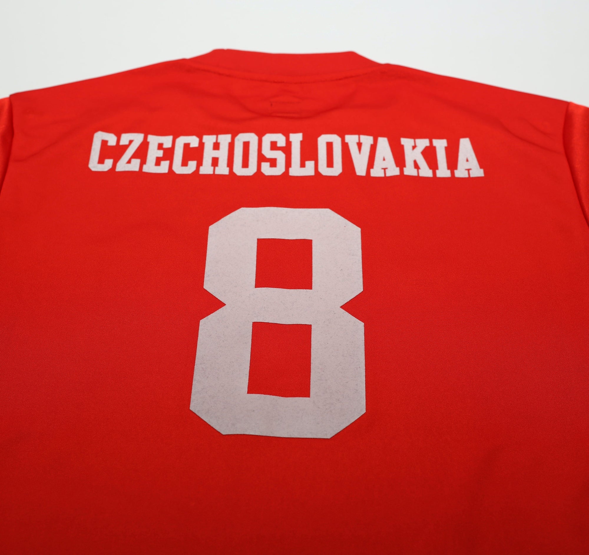 1980's Style CZECHOSLOVAKIA #8 adidas Originals Retro Football Shirt (S)