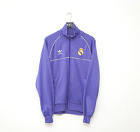 1980's Style REAL MADRID adidas Originals Football Jacket Track Top (L)