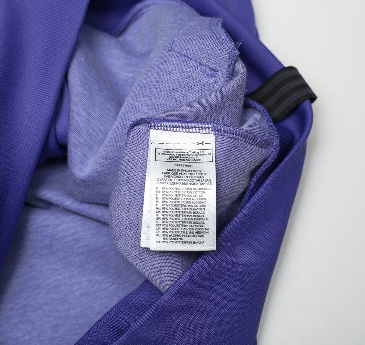 1980's Style REAL MADRID adidas Originals Football Jacket Track Top (L)