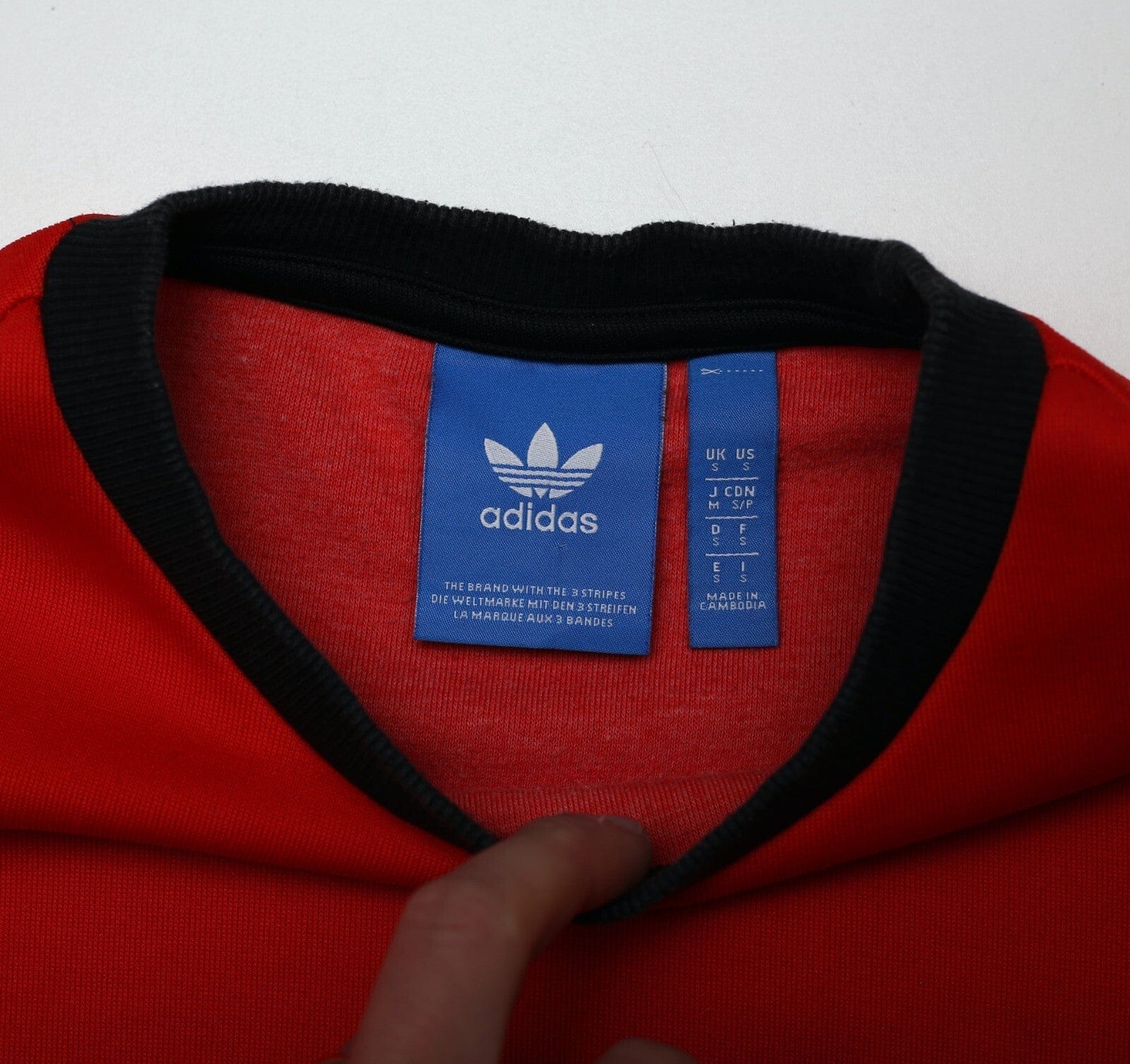 1980s Style MANCHESTER UNITED Retro adidas Originals Sweatshirt (S)