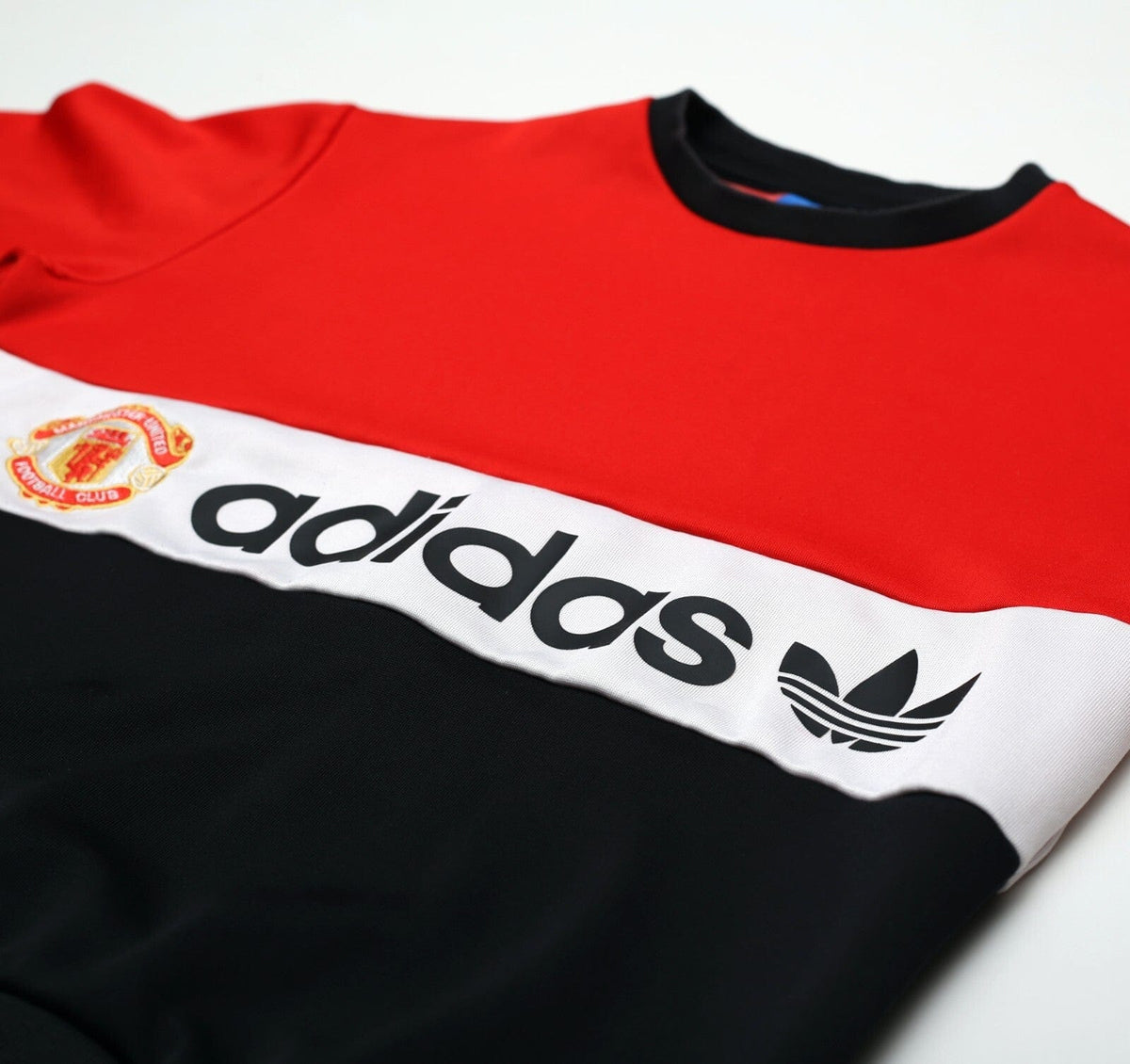 1980s Style MANCHESTER UNITED Retro adidas Originals Sweatshirt (S)