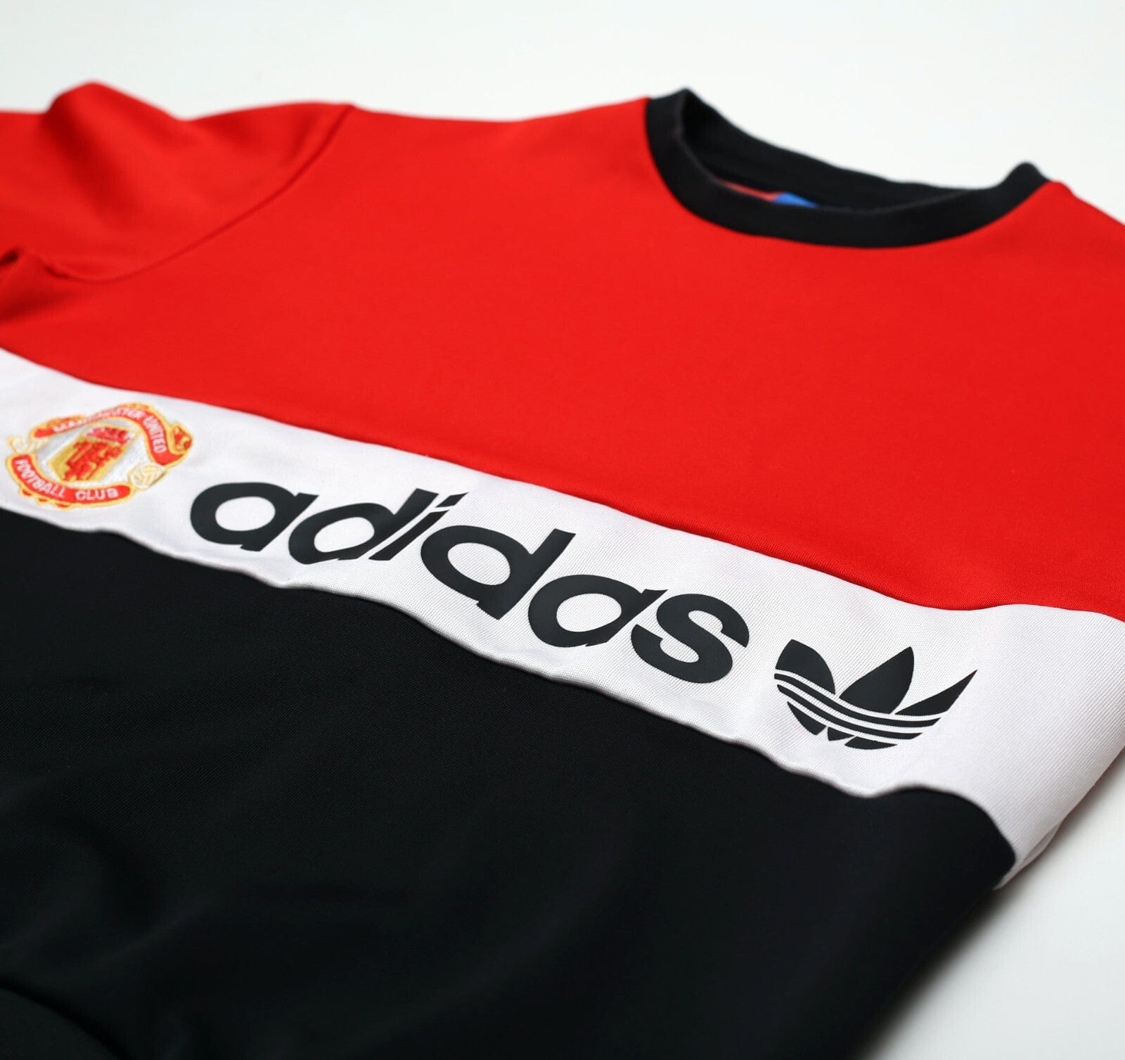 1980s Style MANCHESTER UNITED Retro adidas Originals Sweatshirt (S)