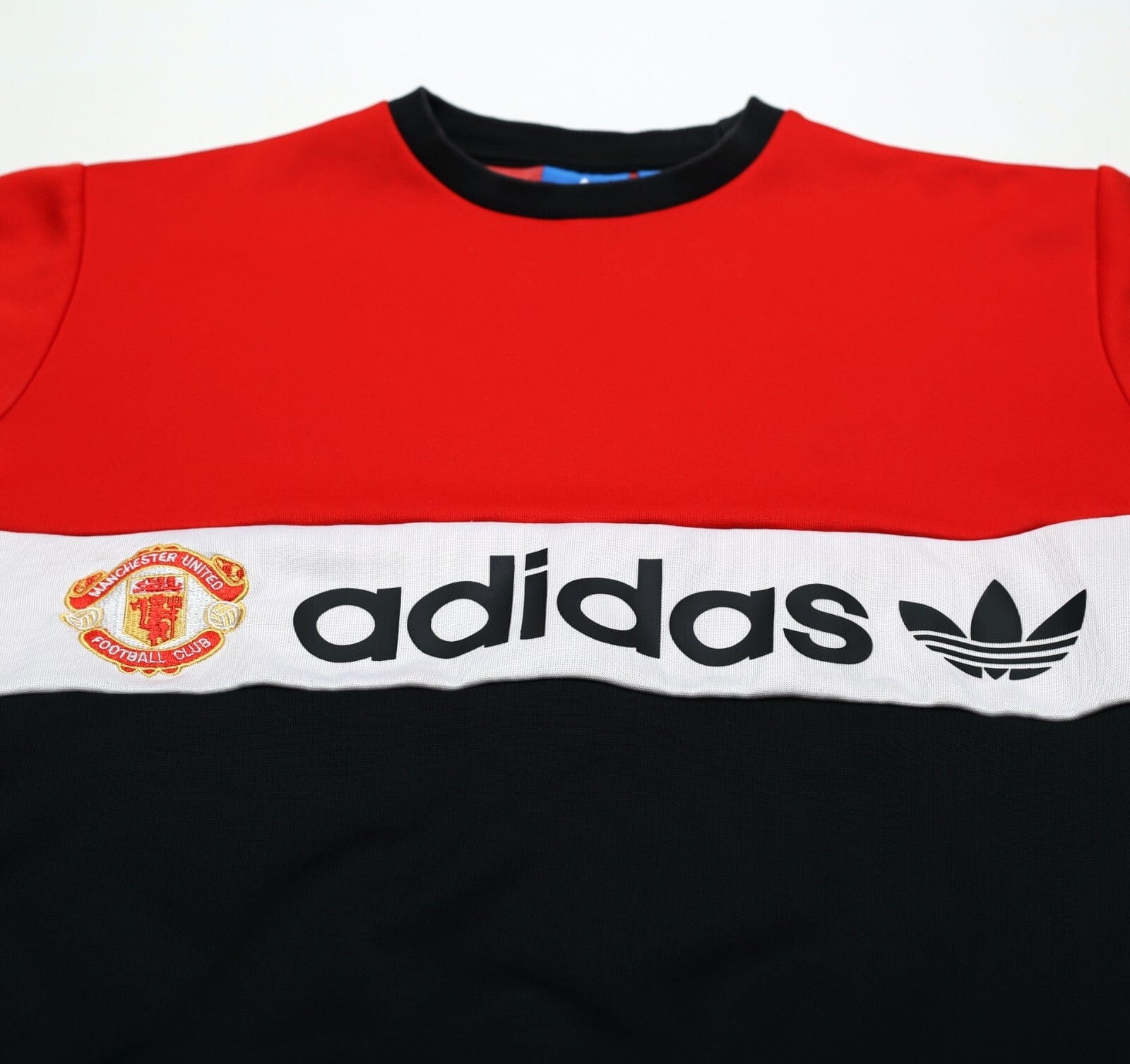 1980s Style MANCHESTER UNITED Retro adidas Originals Sweatshirt (S)