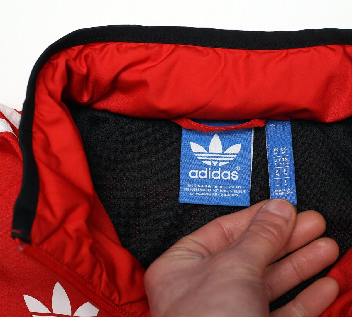 1980s Style MANCHESTER UNITED Vintage Retro adidas Originals Jacket (M)