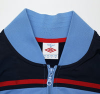1981 MANCHESTER CITY Retro Umbro FA Cup Final Centenary Football Track Top (M)