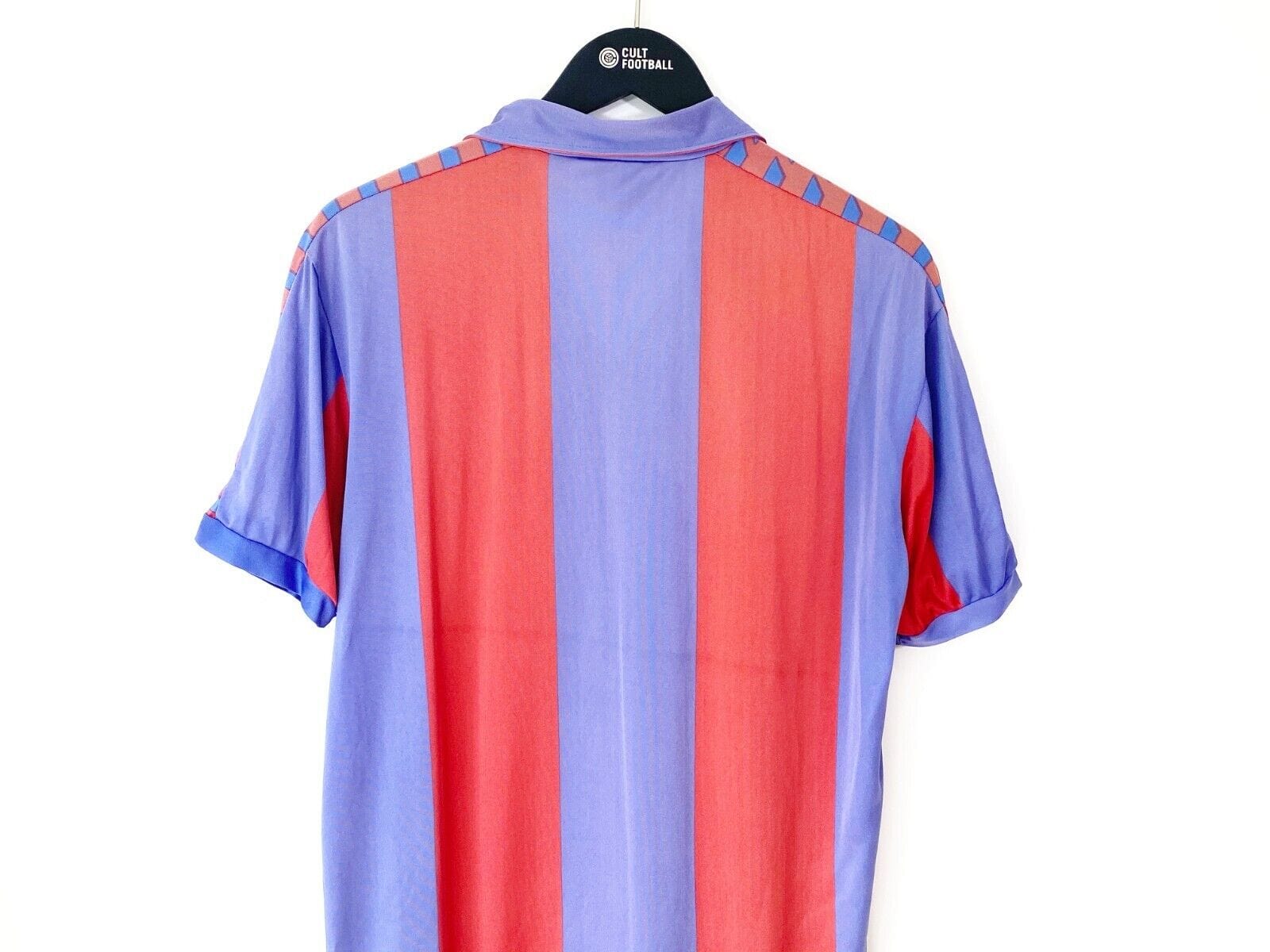 1982/89 BARCELONA Vintage Meyba Home Football Shirt (M/L) Maradona Lineker Era
