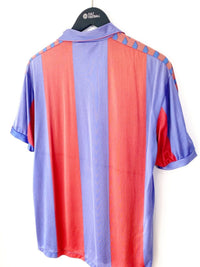 1982/89 BARCELONA Vintage Meyba Home Football Shirt (M/L) Maradona Lineker Era